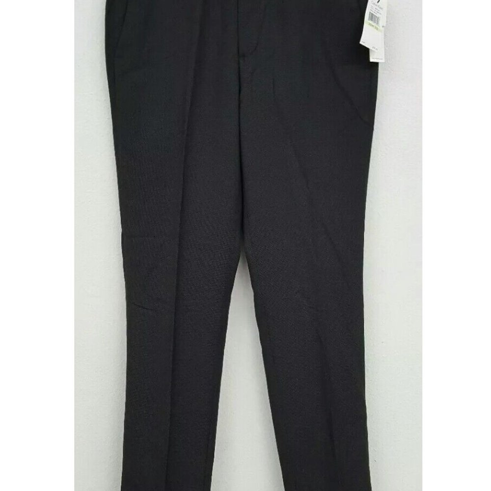 NEW Calvin Klein Slim Fit Dress Pants Iron Gate 33W 30L